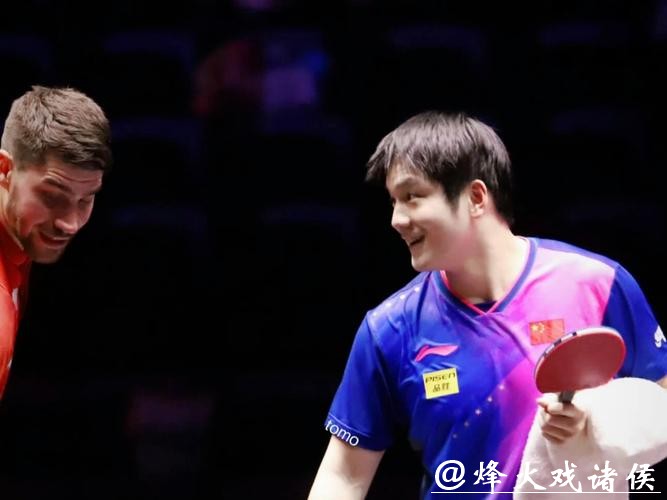 陪樊振东“耍帅”，背着黏人的莫雷加德，弗朗西斯卡这个队友当得挺忙的!